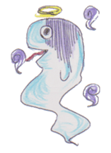 Graffiti ghost sticker #616867