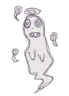 Graffiti ghost sticker #616869