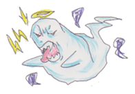 Graffiti ghost sticker #616870