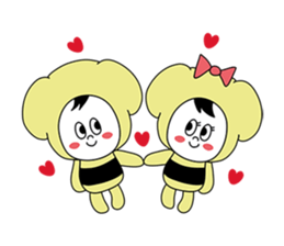 couplehoneybeepanda sticker #616884
