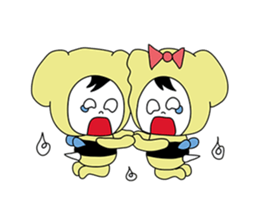 couplehoneybeepanda sticker #616891