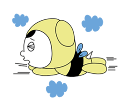 couplehoneybeepanda sticker #616905