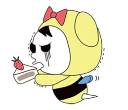 couplehoneybeepanda sticker #616908