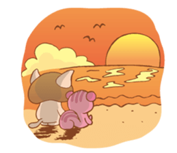 kineko sticker #617070