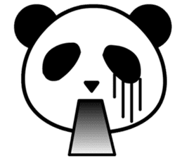 Panda with a chuck sticker #617405
