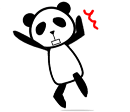 Panda with a chuck sticker #617410