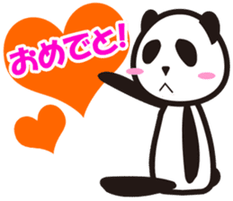 Panda with a chuck sticker #617417