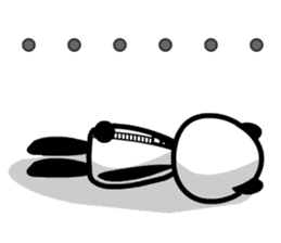 Panda with a chuck sticker #617419