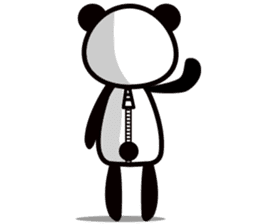 Panda with a chuck sticker #617421