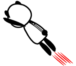 Panda with a chuck sticker #617422