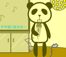 Panda with a chuck sticker #617424