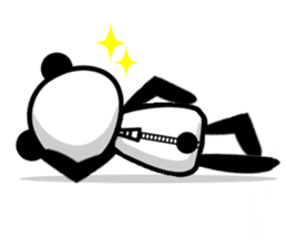 Panda with a chuck sticker #617427