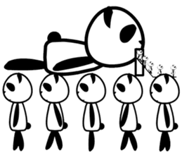 Panda with a chuck sticker #617429