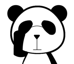 Panda with a chuck sticker #617435