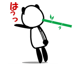 Panda with a chuck sticker #617436