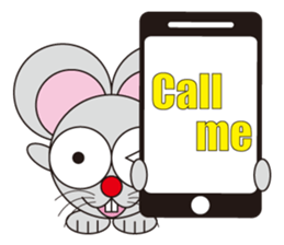 circle face 17 mouse part 2 sticker #617449