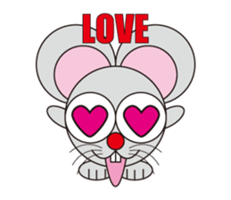 circle face 17 mouse part 2 sticker #617460