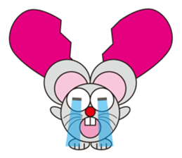 circle face 17 mouse part 2 sticker #617461