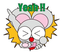 circle face 17 mouse part 2 sticker #617465