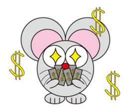 circle face 17 mouse part 2 sticker #617469