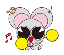 circle face 17 mouse part 2 sticker #617477