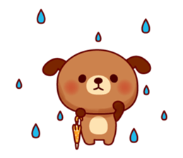 Twins dog-Dog tock- sticker #617964