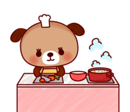 Twins dog-Dog tock- sticker #617967