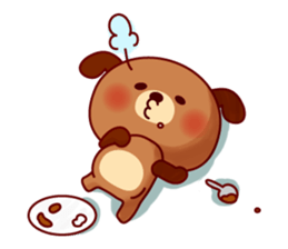 Twins dog-Dog tock- sticker #617968