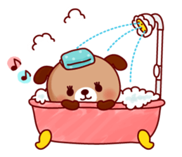 Twins dog-Dog tock- sticker #617969