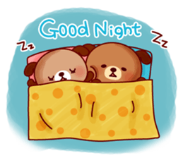 Twins dog-Dog tock- sticker #617971