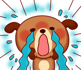 Twins dog-Dog tock- sticker #617974