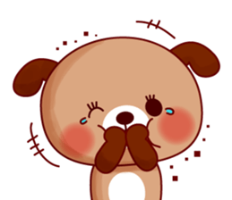 Twins dog-Dog tock- sticker #617975