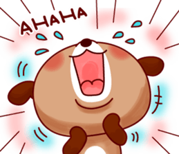 Twins dog-Dog tock- sticker #617976