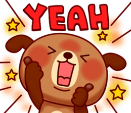 Twins dog-Dog tock- sticker #617977