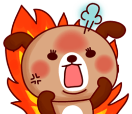 Twins dog-Dog tock- sticker #617978