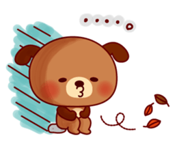 Twins dog-Dog tock- sticker #617979