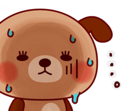 Twins dog-Dog tock- sticker #617980