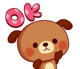 Twins dog-Dog tock- sticker #617982