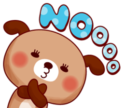 Twins dog-Dog tock- sticker #617983