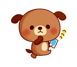 Twins dog-Dog tock- sticker #617991