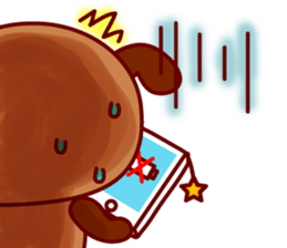 Twins dog-Dog tock- sticker #617996