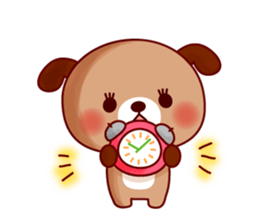 Twins dog-Dog tock- sticker #617997