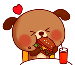 Twins dog-Dog tock- sticker #617998