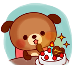 Twins dog-Dog tock- sticker #618000