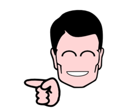 An office worker's expression sticker #618082