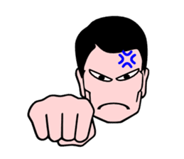 An office worker's expression sticker #618088