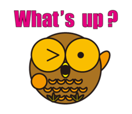 circle face 7 owl part 3 sticker #618162