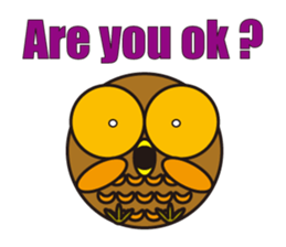 circle face 7 owl part 3 sticker #618163