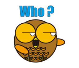 circle face 7 owl part 3 sticker #618165