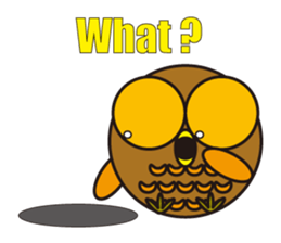 circle face 7 owl part 3 sticker #618169